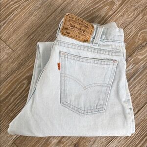 Levi's Women's Straight Leg Light Blue Jeans 550